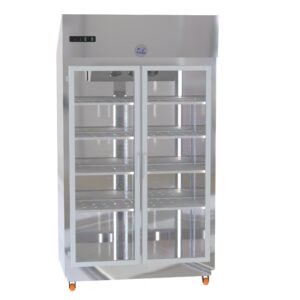 Refrigerador Industrial 2 Puertas de Vidrio con Aire Forzado